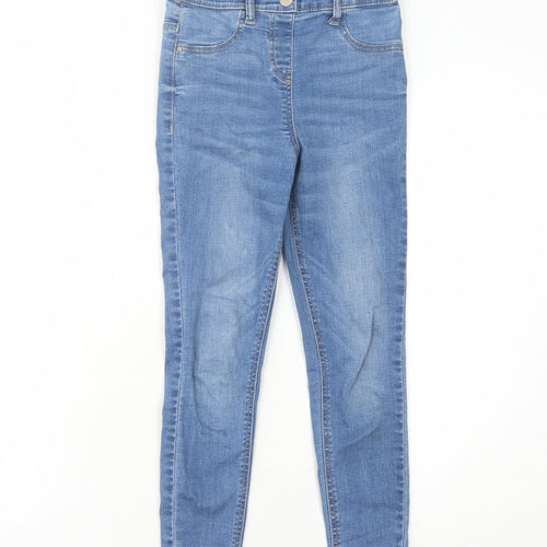 Next Girls Blue Skinny Jeans Age 9 Casual Denim