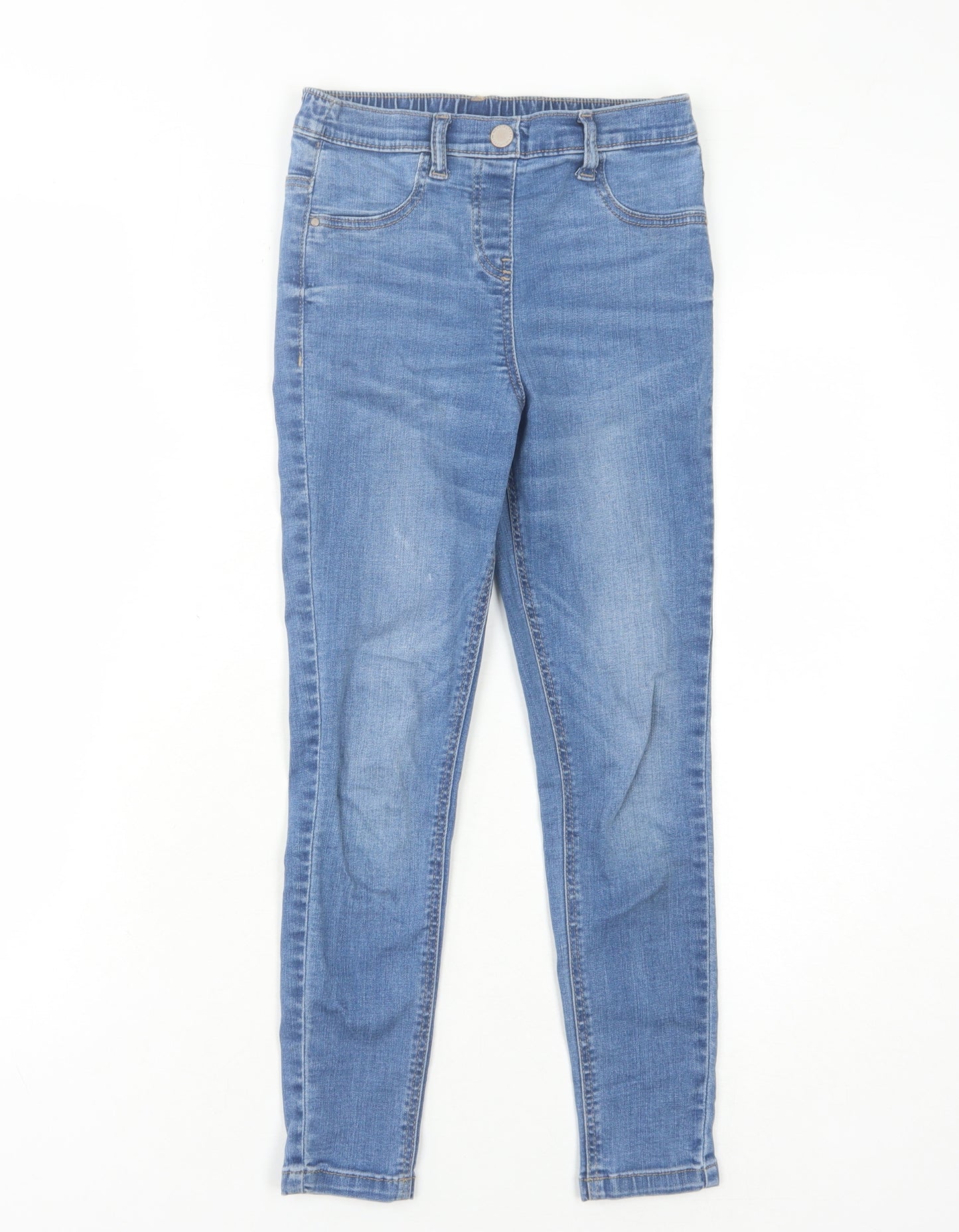Next Girls Blue Skinny Jeans Age 9 Casual Denim