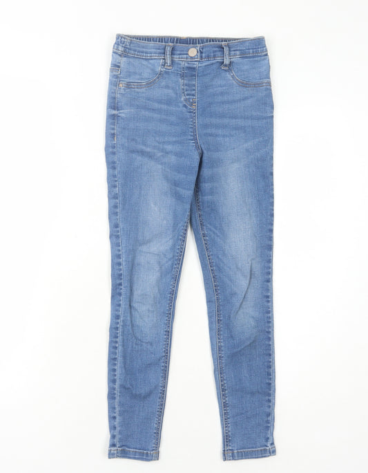 Next Girls Blue Skinny Jeans Age 9 Casual Denim