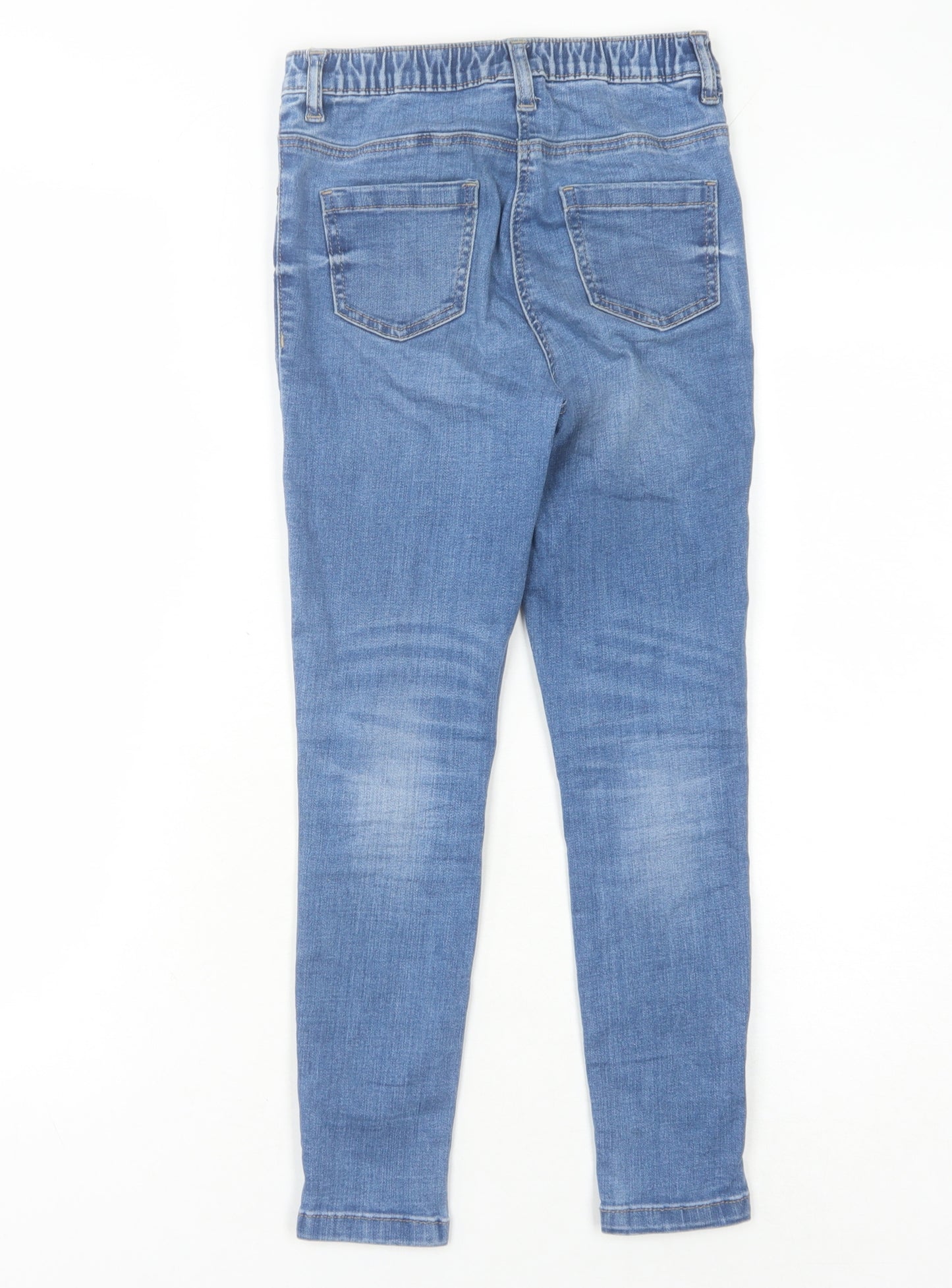 Next Girls Blue Skinny Jeans Age 9 Casual Denim