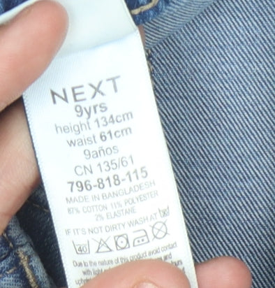 Next Girls Blue Skinny Jeans Age 9 Casual Denim