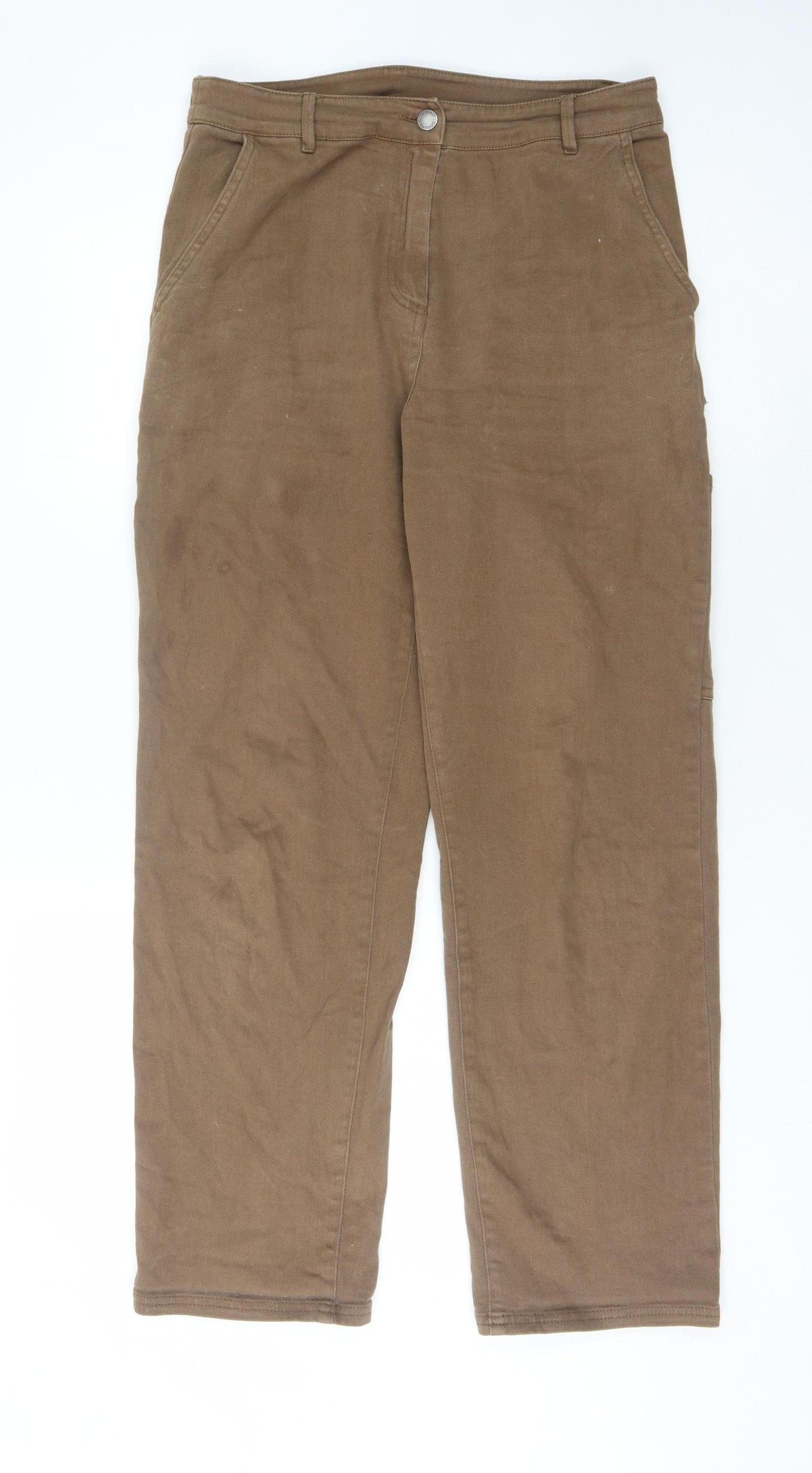 Seasalt Cornwall Brown Straight Jeans Size 10 Women