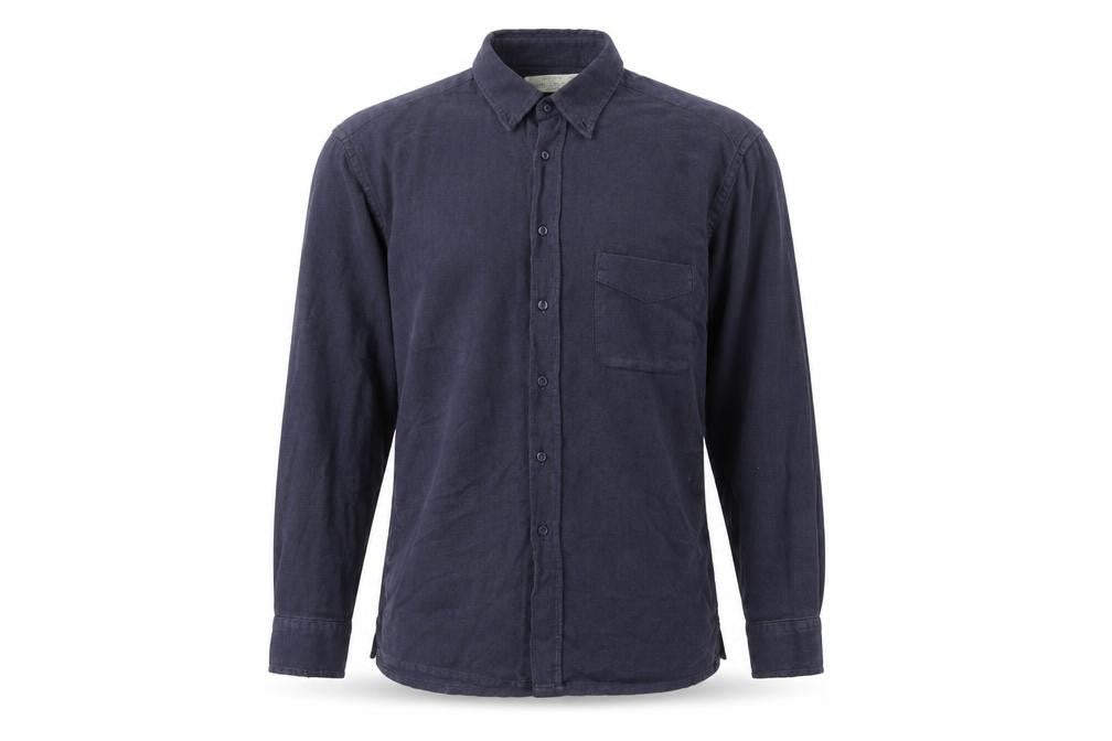 Front view of Marks & Spencer Blue Men's M Long Sleeve Shirt