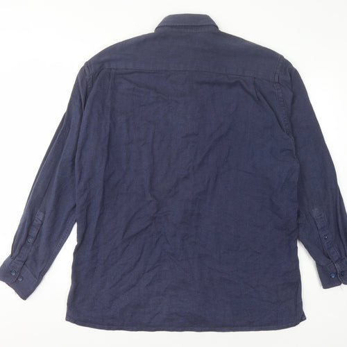 Marks and Spencer Blue Men's M Long Sleeve Shirt