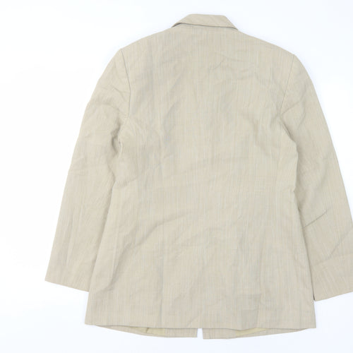 Marks and Spencer Women's Beige Blazer Size 12 Standard Fit