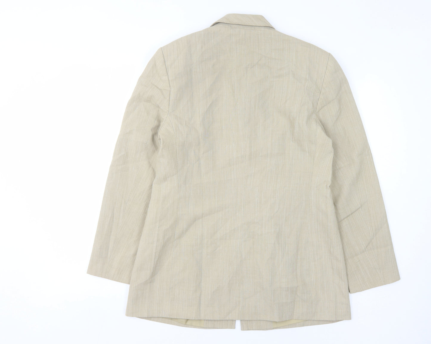 Marks and Spencer Women's Beige Blazer Size 12 Standard Fit