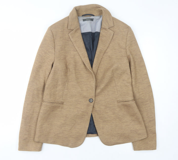 Esprit Women's Brown Blazer Size 16 Regular Fit