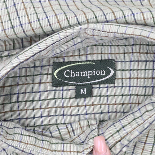 Champion Men's Multicoloured Check Shirt M