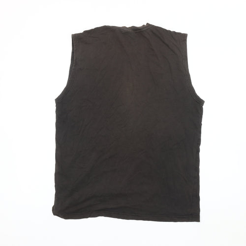 Champion Men's Black XL Sleeveless Cotton Tank Top