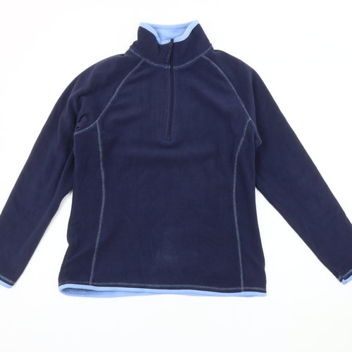 Mountain Warehouse Women's Blue Fleece Pullover Size 12