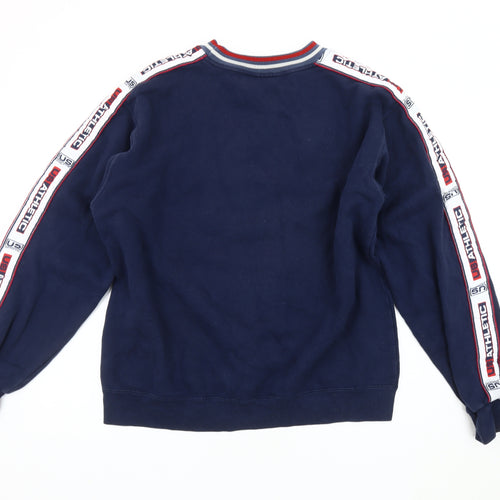 US Athletic Men's Blue Crew Neck Sweatshirt Size L