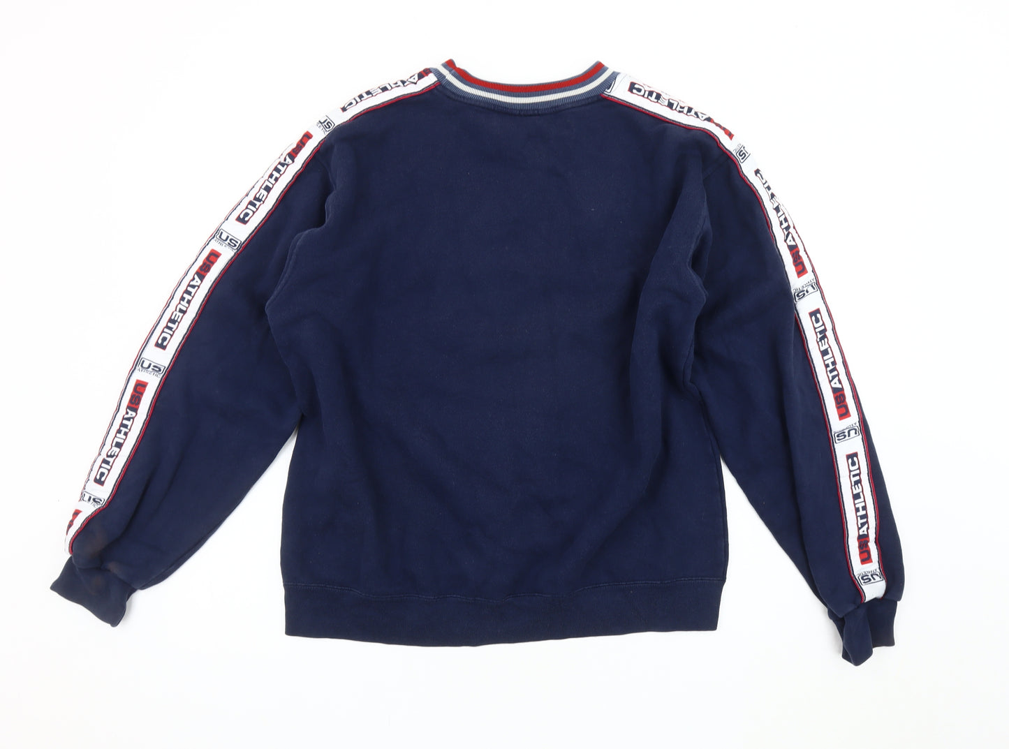 US Athletic Men's Blue Crew Neck Sweatshirt Size L