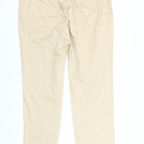 Lauren Ralph Lauren Women's Beige Trousers Size 12