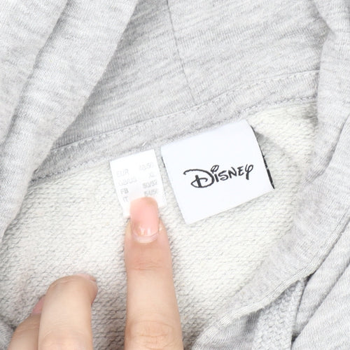 Disney Unisex Mickey Mouse Grey Pullover Hoodie L