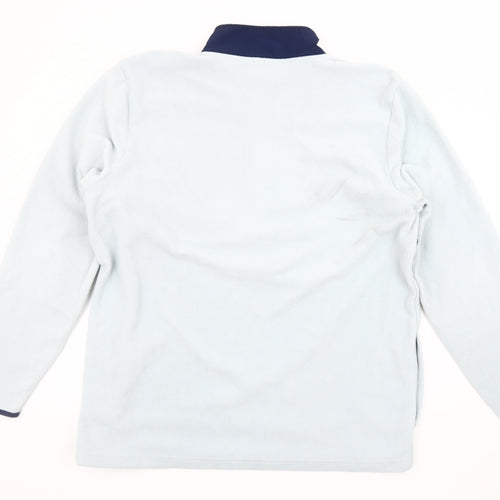 Fanatics Men's Blue XL Henley Sweatshirt with Logo