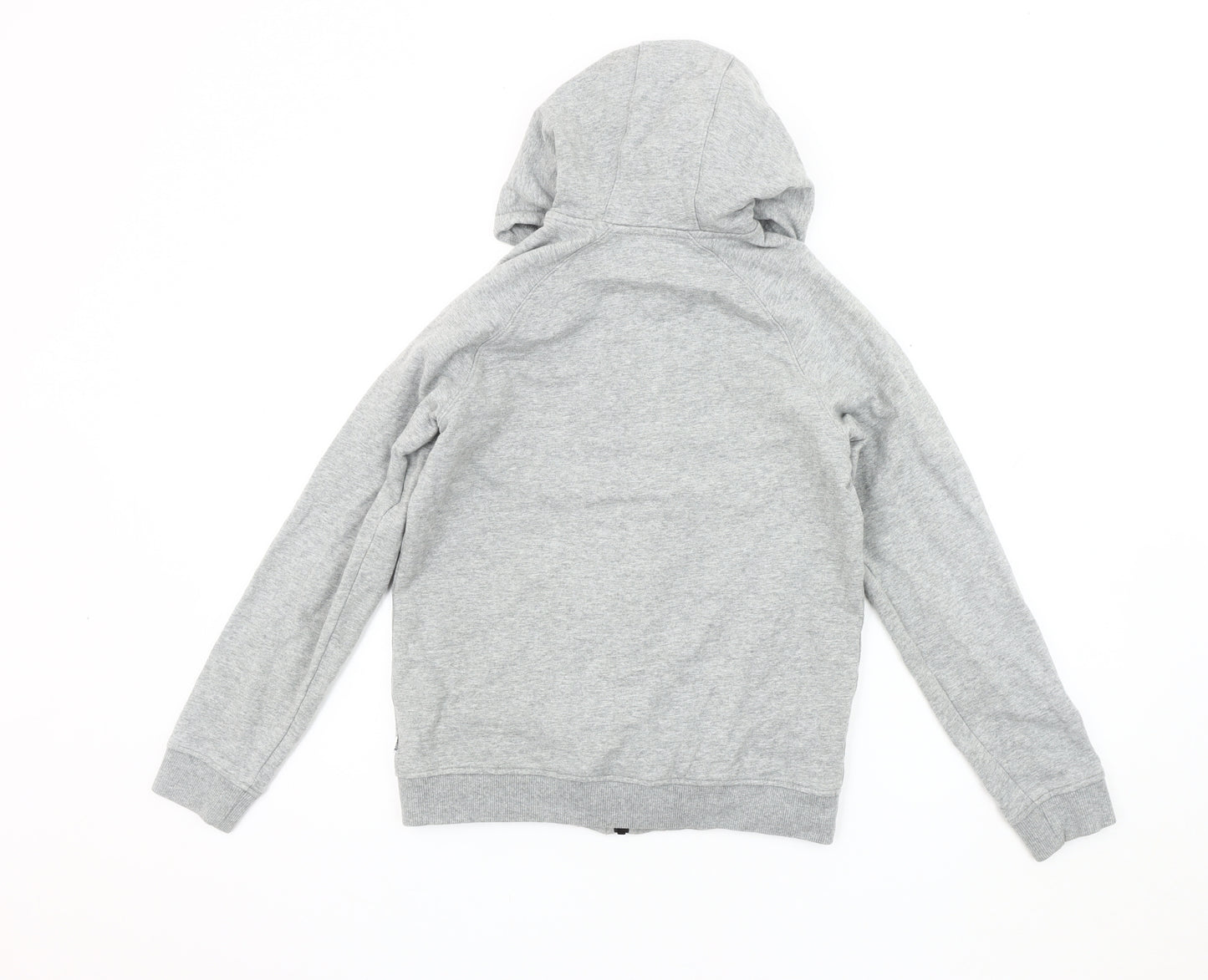 Hugo Boss Boys Grey Hooded Jacket XS - Casual Cotton Blend
