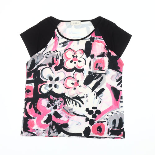 Bassini Women's Floral Top - Size 16, Multi-Colour