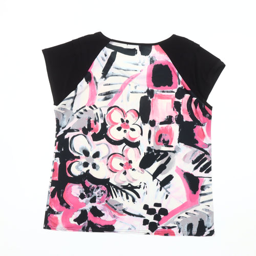 Bassini Women's Floral Top - Size 16, Multi-Colour