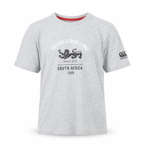 Canterbury Boys Grey T-Shirt 12 Years Rugby Graphic Print