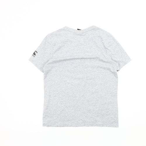 Canterbury Boys Grey T-Shirt 12 Years Rugby Graphic Print