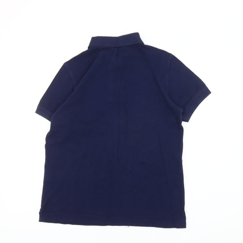 Benetton Boys Blue Polo Shirt 2XL Casual Basic