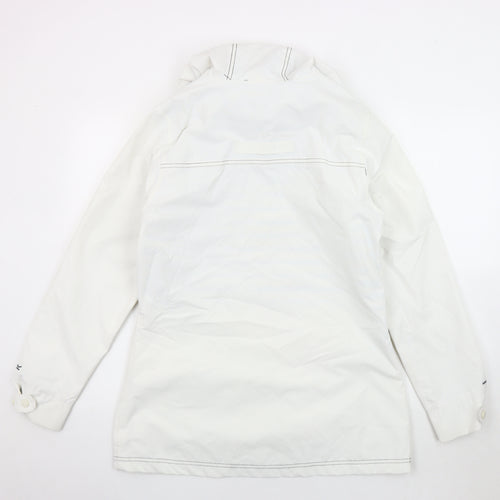 Regatta Women's White Waterproof Hooded Rain Coat Size 14