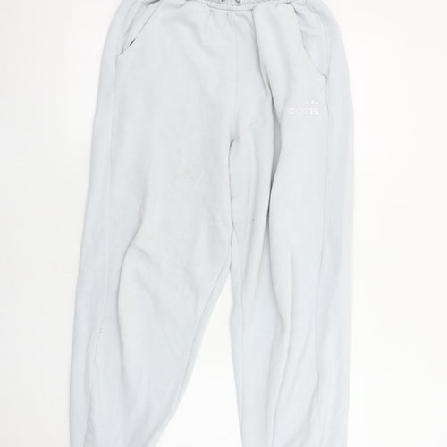 Adidas Women's Grey Jogger Trousers, Size 4, Activewear
