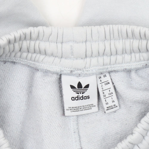 Adidas Women's Grey Jogger Trousers, Size 4, Activewear