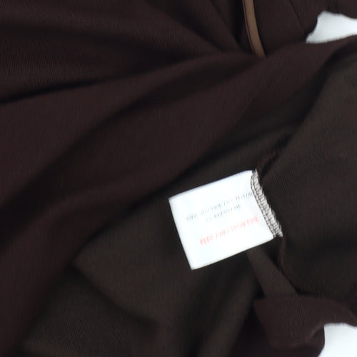 Style by EWM Women's Brown Plus T-Shirt, Size 22/24