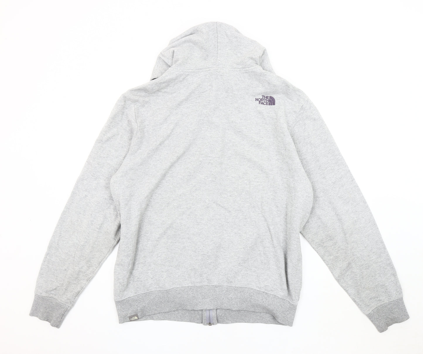 The North Face Men's Grey Hooded Jacket Size L