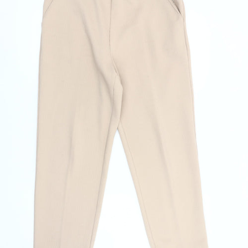 Damart Women’s Beige Elastic Waist Trousers Size 16