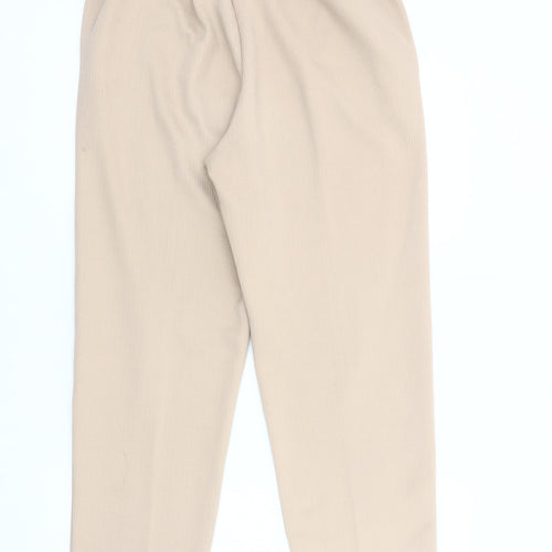 Damart Women’s Beige Elastic Waist Trousers Size 16
