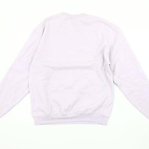 Champion Men's Purple Sweatshirt M Graphic Print Pullover