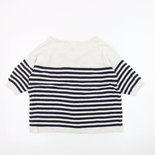 Gap Women's Multicoloured Striped Pullover Jumper S