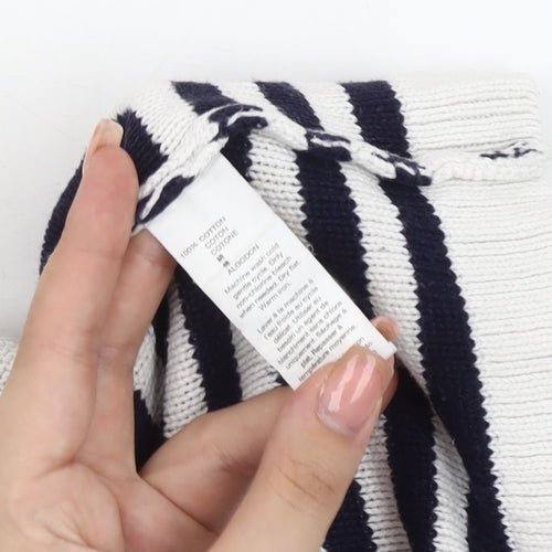 Gap Women's Multicoloured Striped Pullover Jumper S