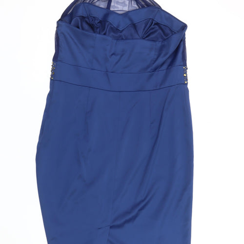 Teatro Women's Blue Bodycon Dress Size 16