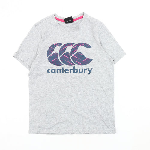Canterbury Girls Grey Graphic Print T-Shirt - 12 Years
