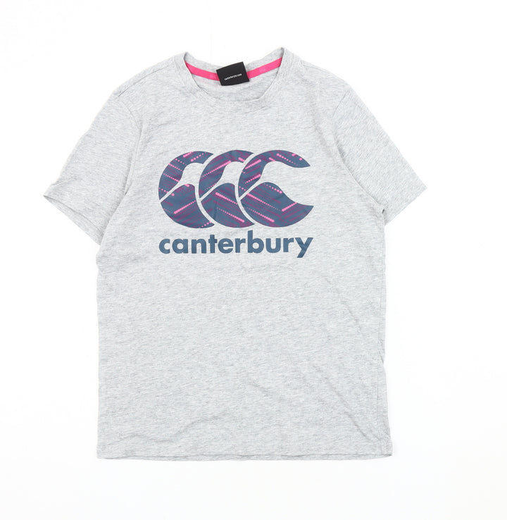 Canterbury Girls Grey Graphic Print T-Shirt - 12 Years