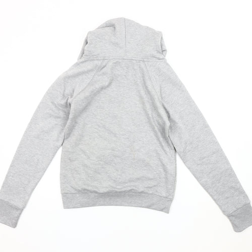 Disney Women's Grey Minnie Mouse Hoodie, Size 12