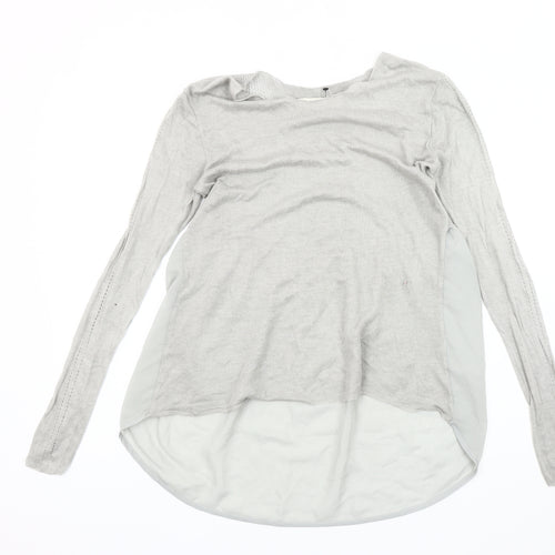 Zara Women's Grey Pullover Jumper Size S