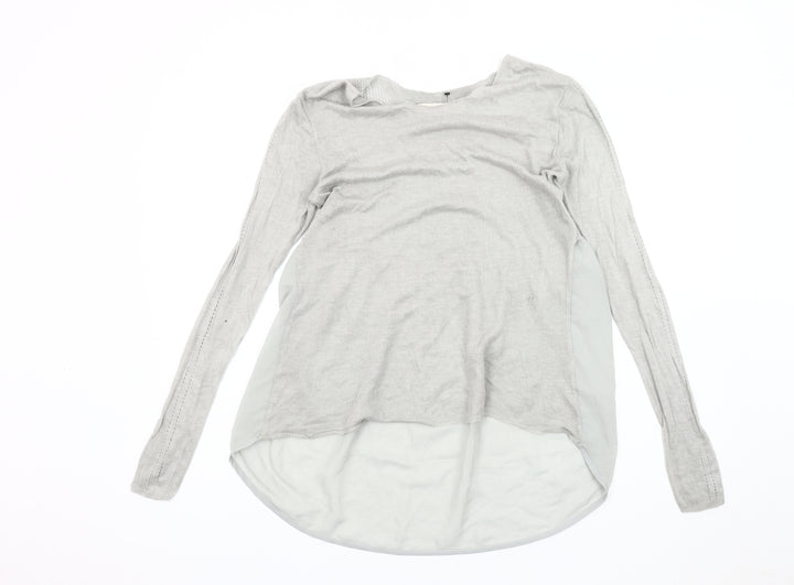 Zara Women's Grey Pullover Jumper Size S