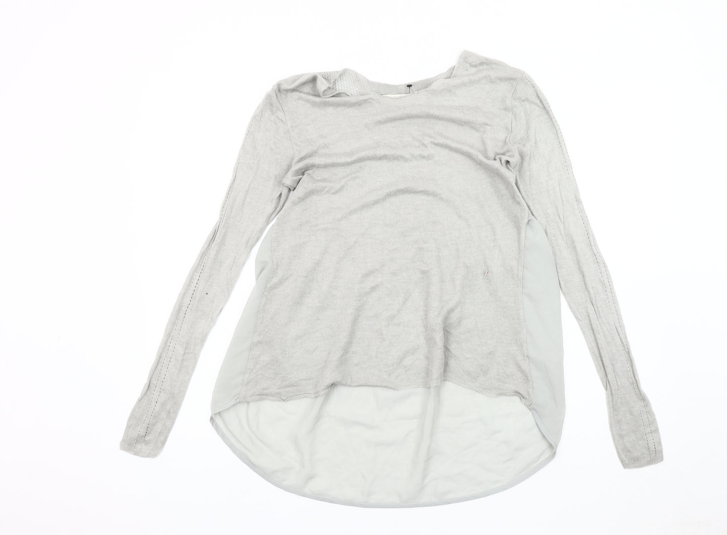 Zara Women's Grey Pullover Jumper Size S