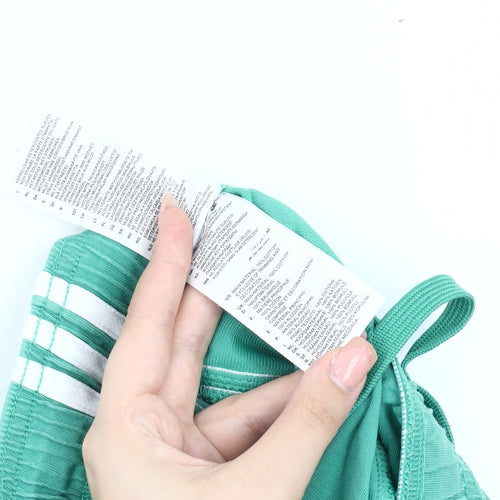 Adidas Boys Green Athletic Shorts 12 Years