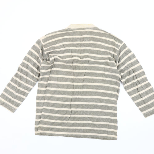 Principles Women's Grey Striped Pullover Jumper