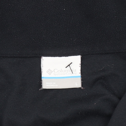 Columbia Men's Black Fleece Pullover Sweatshirt L