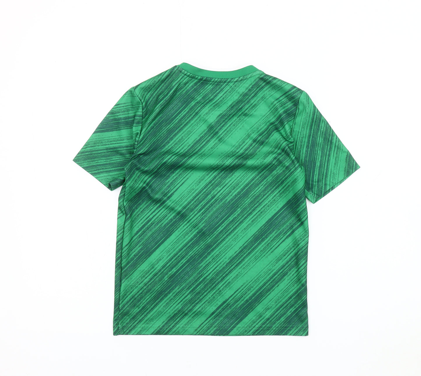 Boys' Green Adidas Football T-Shirt, Size S, Jersey Style