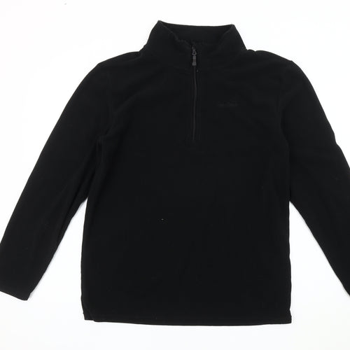 Peter Storm Men's Black Fleece Pullover Sweatshirt, Size S