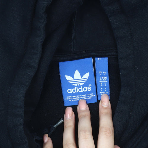 Adidas Men's Black Pullover Logo Hoodie Size S