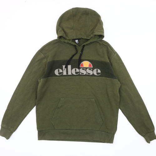 Ellesse Men's Green XS Pullover Hoodie with Logo