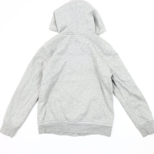 Tommy Hilfiger Teens Grey Hooded Logo Jacket Size 12